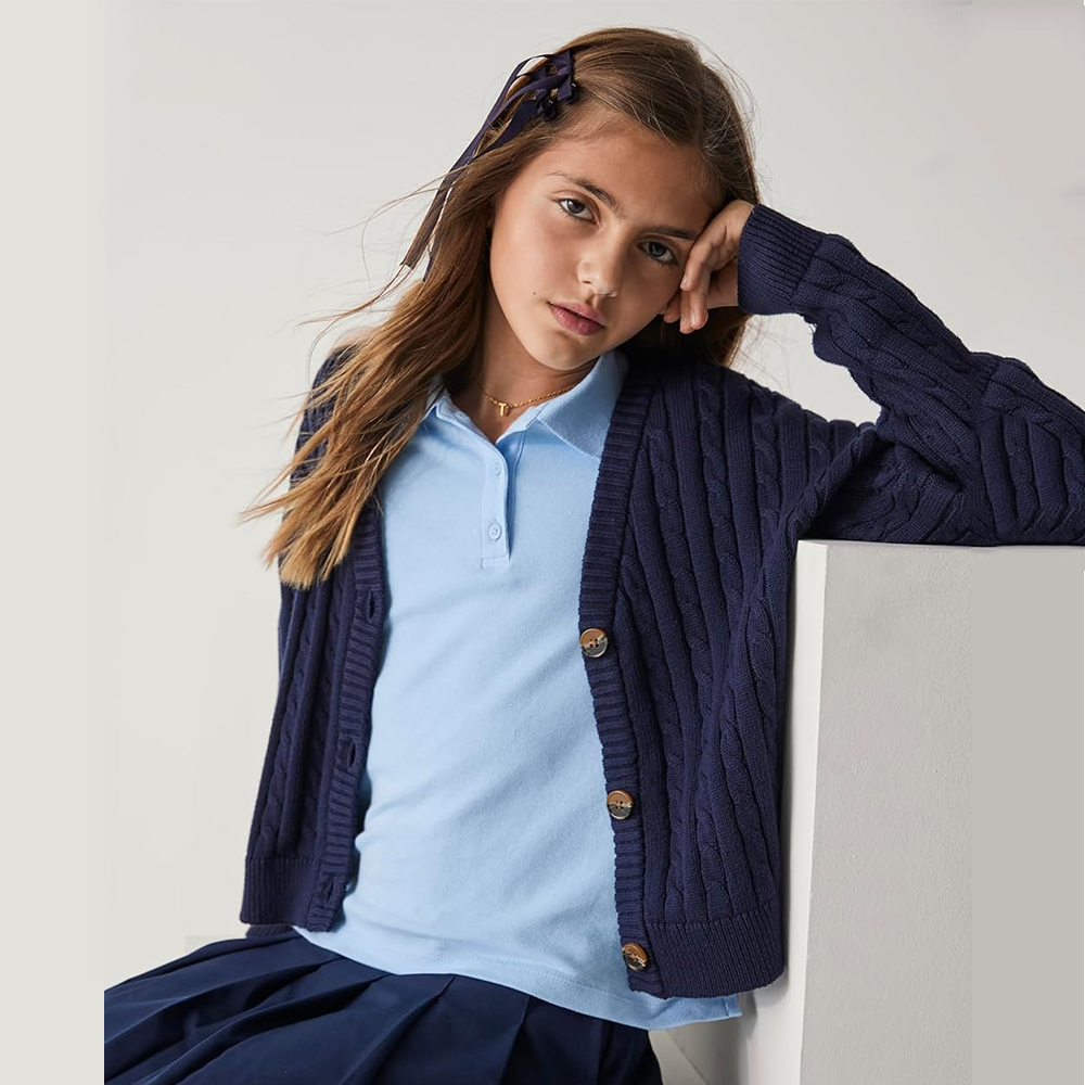 Girls' Short Sleeve Polo Shirt Manufacturer | Custom School Uniform Tops & Bulk Production