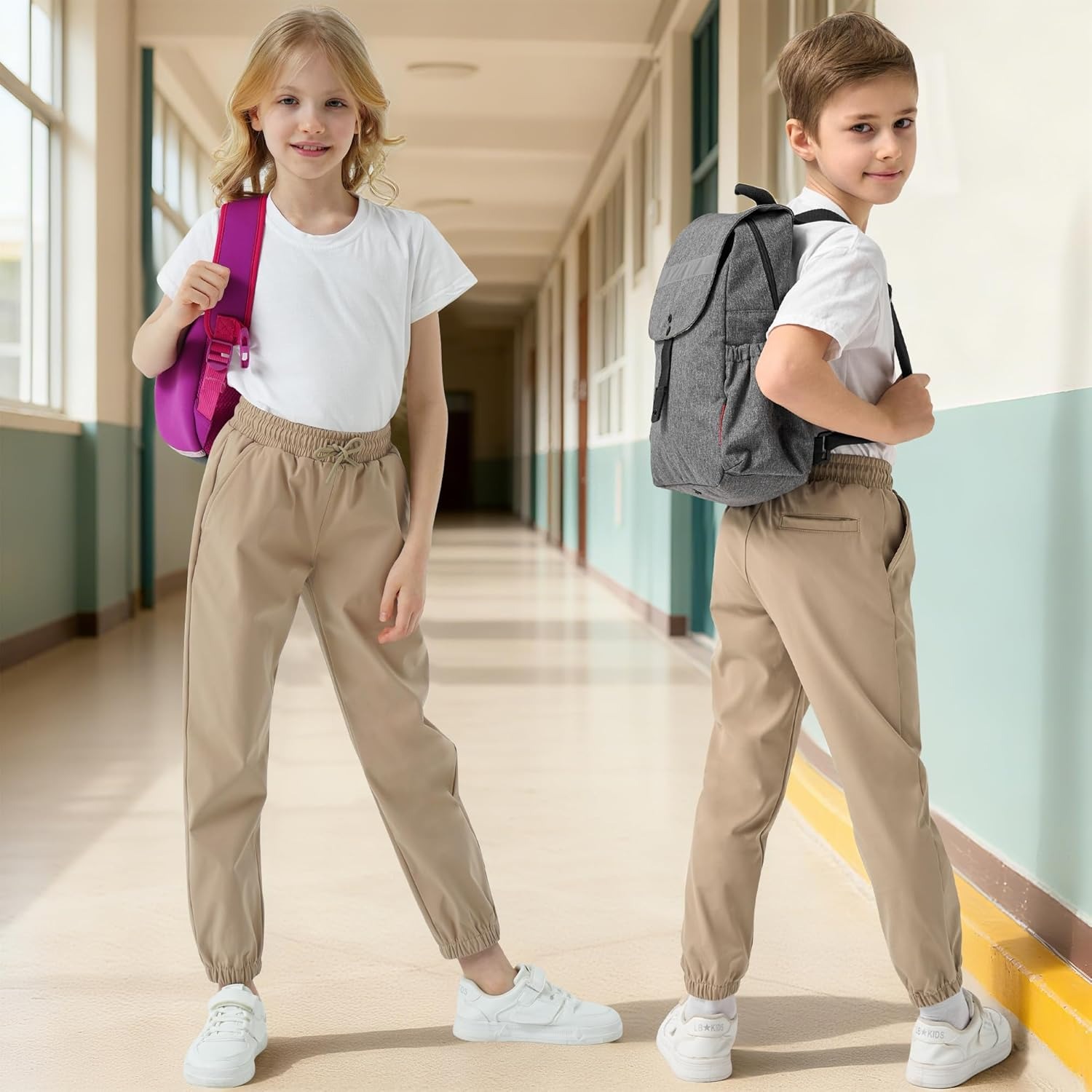 Unisex School Jogger Pants | Custom Casual Uniform Bottoms Manufacturer