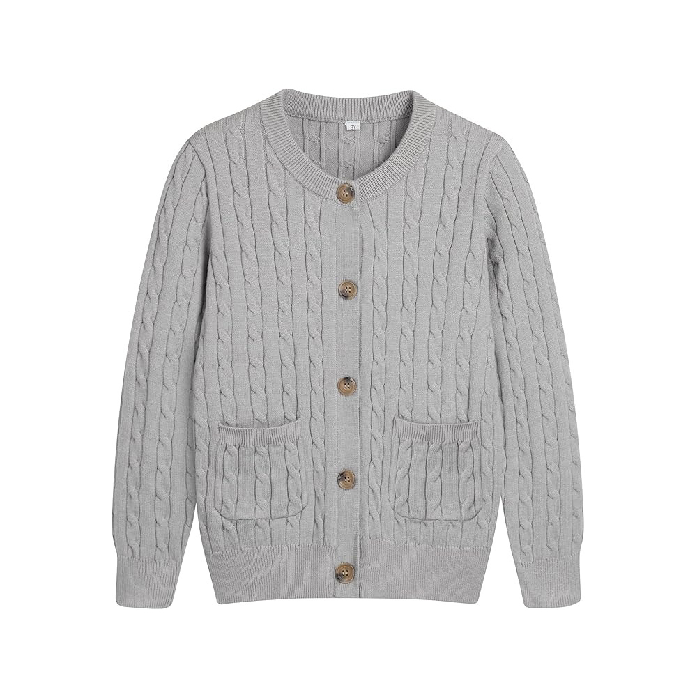 Classic Cable Knit School Cardigans | Custom Uniform Sweaters Manufacturer