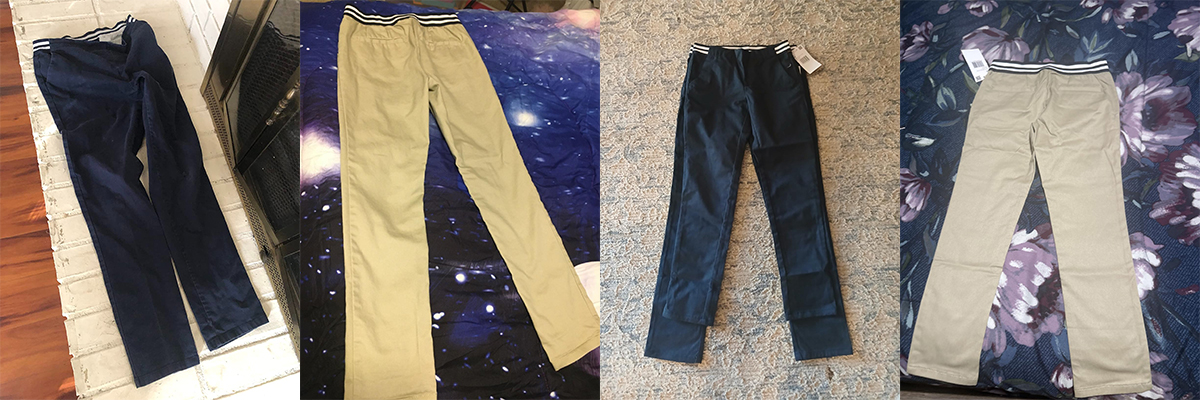 Elastic Waist School Trousers | Comfort Fit Uniform Pants