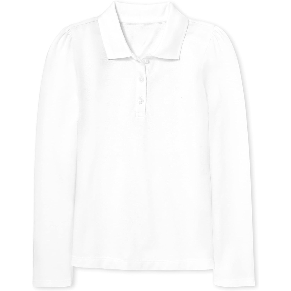 Girls' Puff Sleeve Polo Shirt Manufacturer | Custom School Uniform Tops & OEM Production