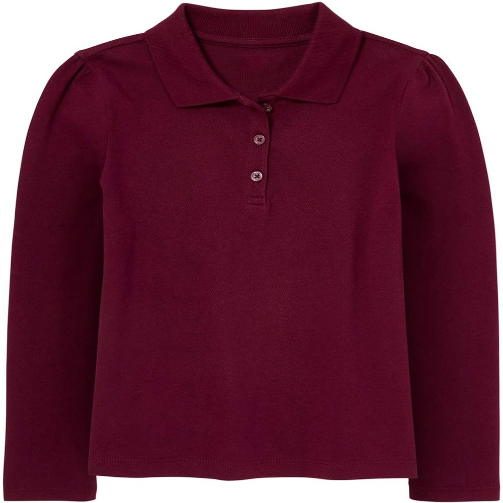Girls' Puff Sleeve Polo Shirt Manufacturer | Custom School Uniform Tops & OEM Production