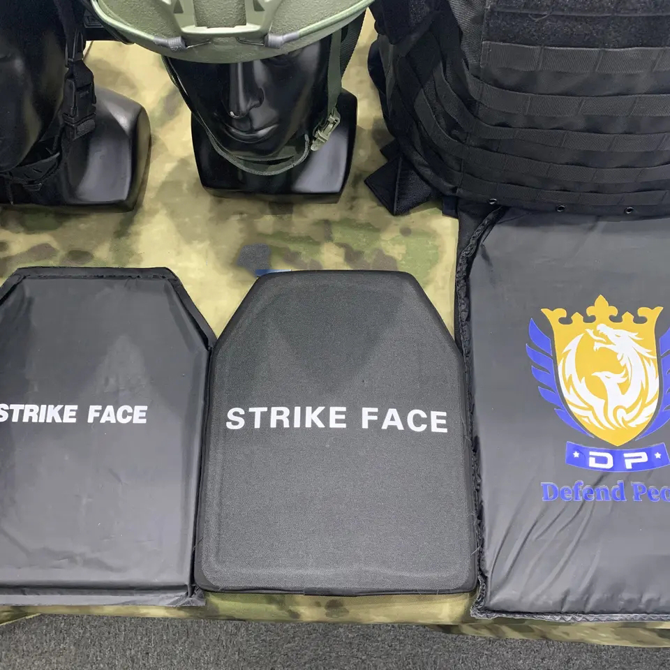 Óxido De Alumínio UHMWPE Armor Military Bulletproof Plate