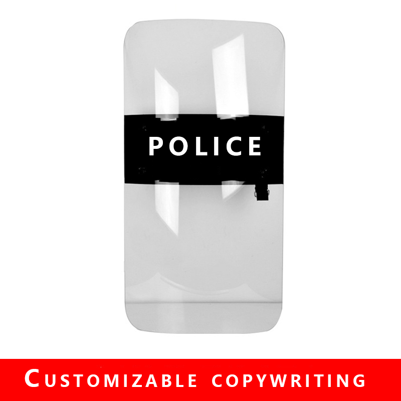 PC Security Guard Segurando Transparente Corpo Grosso Anti-motim Square Shield