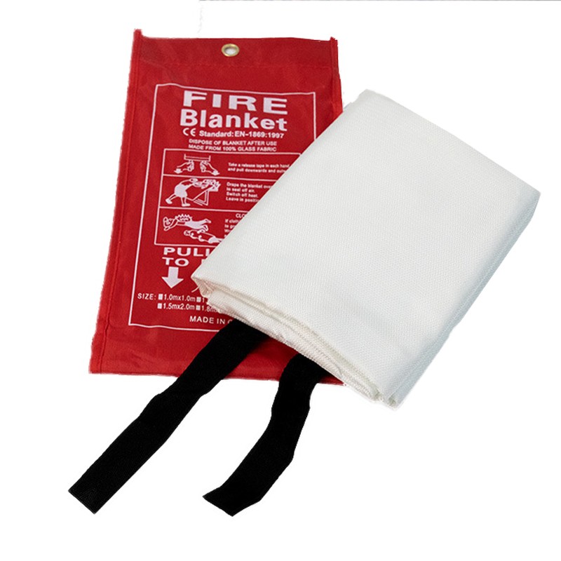 Logotipo personalizado Fiberglass Emergency Fire Blanket