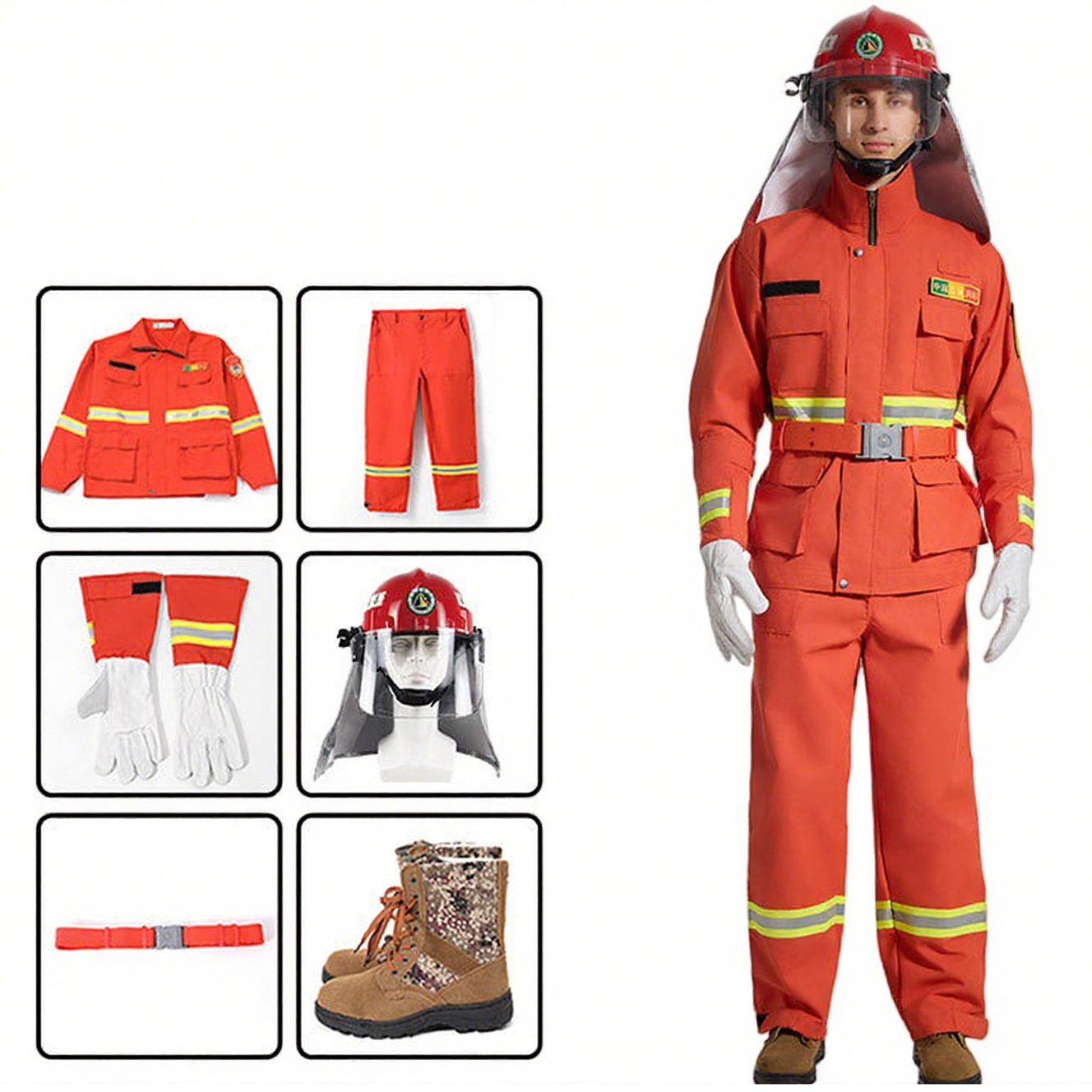 NFPA 1971 Wilderness Forest Terno combate a incêndios