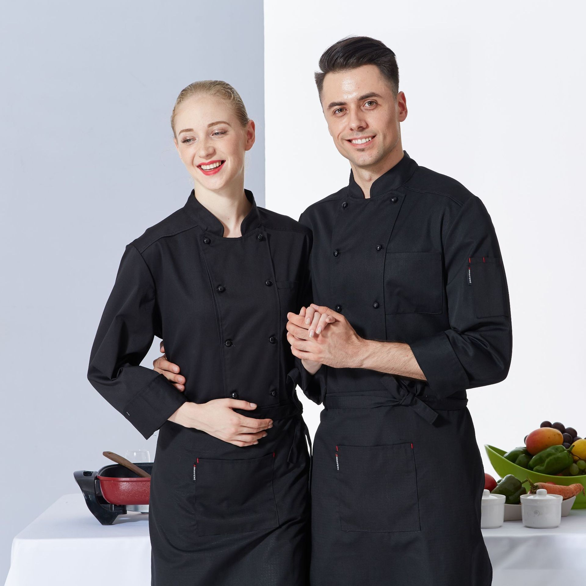 Clássicos double-breasted Chef Uniformes | Premium Hospitality Wear | Fabricante Direct