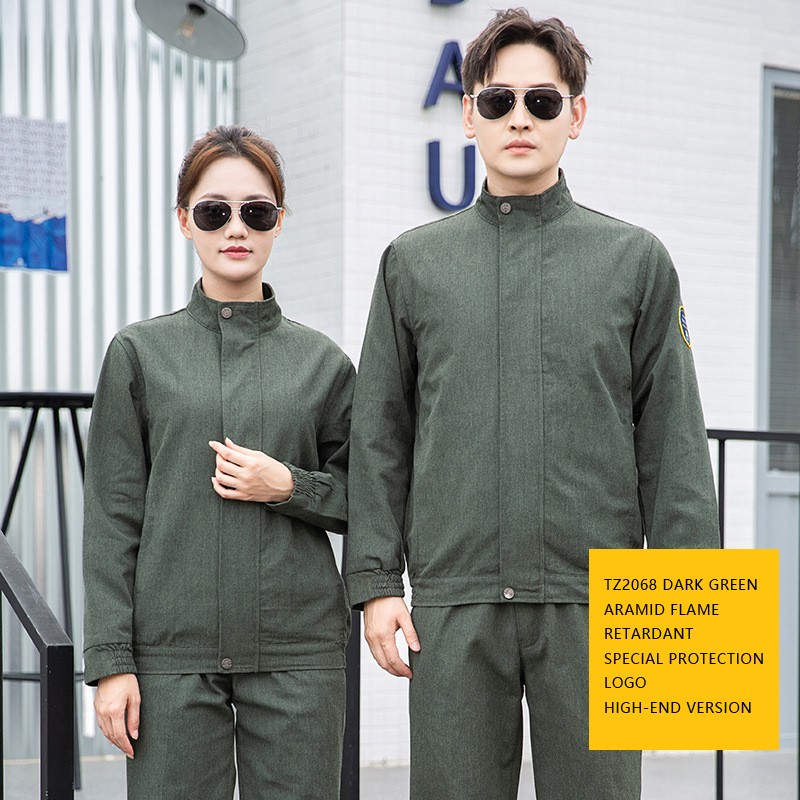 Aramida Stand-Collar Workwear resistente a chamas | Série protetora Premium | Fabricante certificado