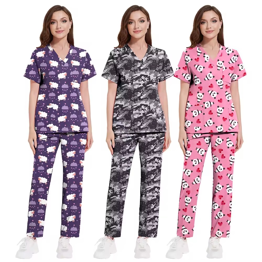 Therapeutic Prints Collection | Animal & Geometric Scrubs | Medical Fashion Line