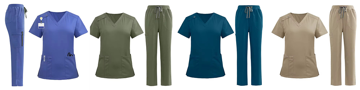 Practical Healthcare Uniforms | 4 Sophisticated Colors | Professional Medical Apparel