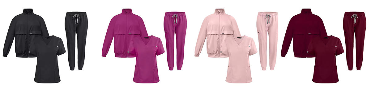 Women's Professional 3-Piece Scrub Set